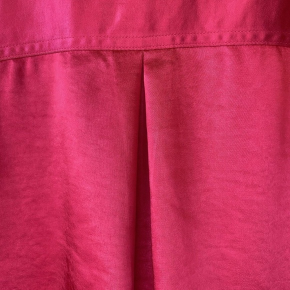 Women's Good American Washed Satin Weekend Shirt L / XL Love Potion Pink - Picture 13 of 14